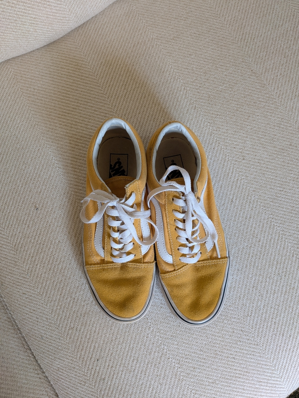 Vans Old Skool Gold Suede Sneakers